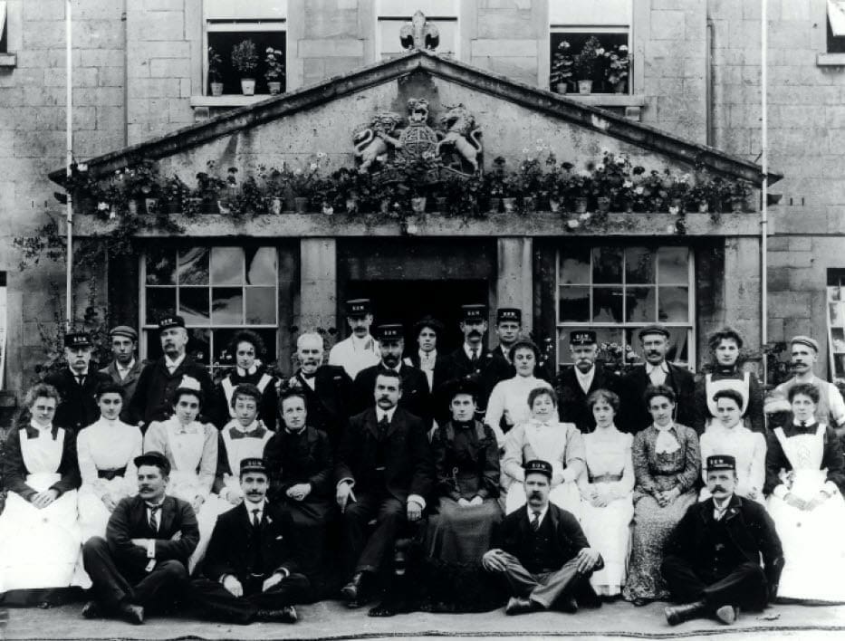 Frome road workhouse staff about 1900