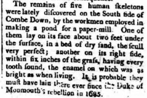 Bodies at de Montalt Mill, Lancaster Gazette - Saturday 13 July 1805